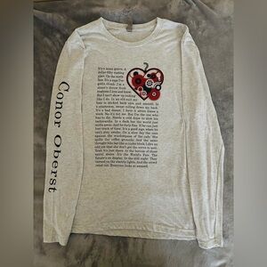 Conor Oberst - Tachycardia Lyrics Long Sleeve Tee